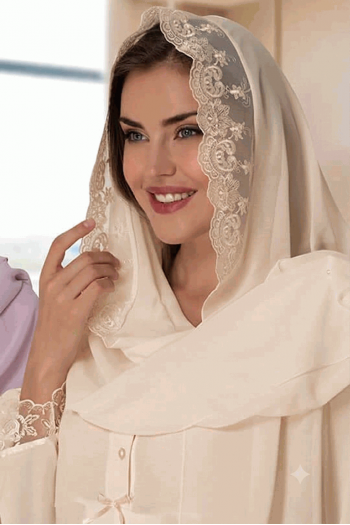Effortt BEJ Lohusa Şifon Şal 1670 Effortt BEJ Lohusa Şifon Şal 1670