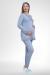 MECİT MAVİ 1501 Hamile Lohusa Pijama Takımı