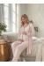 RİMEL Kısa Kollu Sabahlıklı Lohusa Pijama Takımı-2038 RİMEL Kısa Kollu Sabahlıklı Lohusa Pijama Takımı-2038