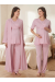 Effortt 3034P Sabahlıklı Hamile Lohusa Pijama Takımı