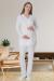 MECİT Ekru 1501 Hamile Lohusa Pijama Takımı MECİT Ekru 1501 Hamile Lohusa Pijama Takımı