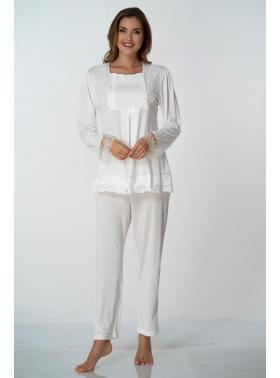 Effortt 2015 EkruHamile Lohusa Pijama Takımı