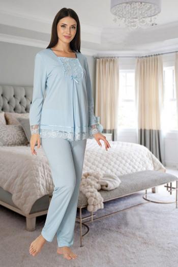 Effortt 3045M Mavi Lohusa Pijama Takımı