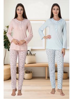 Effortt 3065 SÜPER BATTAL Büyük Beden Pijama Takımı