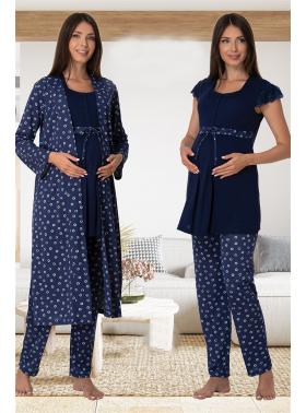 Effortt 6014 Sabahlıklı Lohusa Pijama Takımı