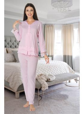 Effortt 2422P Lohusa Hamile Pijama Takım