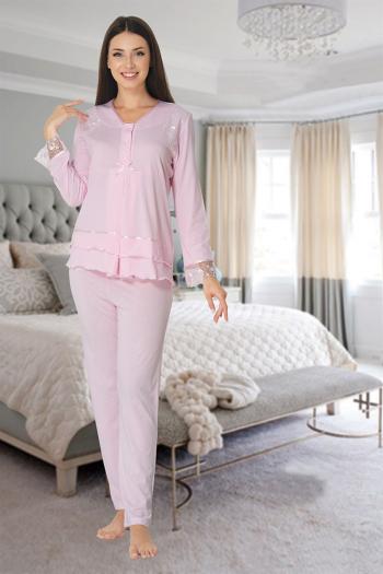 Effortt 2422P Lohusa Hamile Pijama Takım