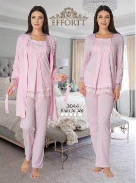 Effortt 3044P Lohusa Hamile Pijama Takım Sabahlık