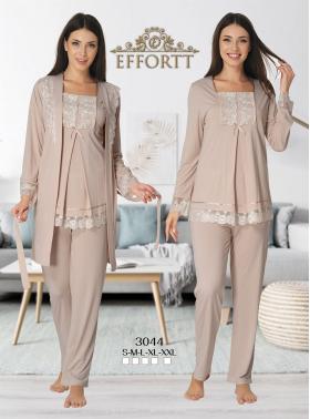 Effortt 3044SK Lohusa Hamile Pijama Takım Sabahlık