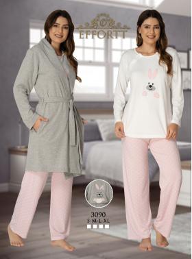 Effortt 3090 Sabahlıklı Lohusa Pijama Takımı