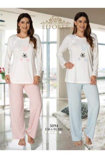 Effortt 3094 Emzirme Özellikli Hamile Pijama Takımı